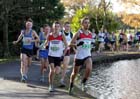 Soon after the start of the Heaton Memorial Road Race.